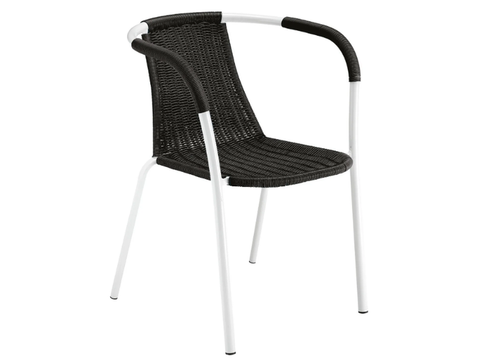 001 - Stackable synthetic material chair with armrests _ Et al.